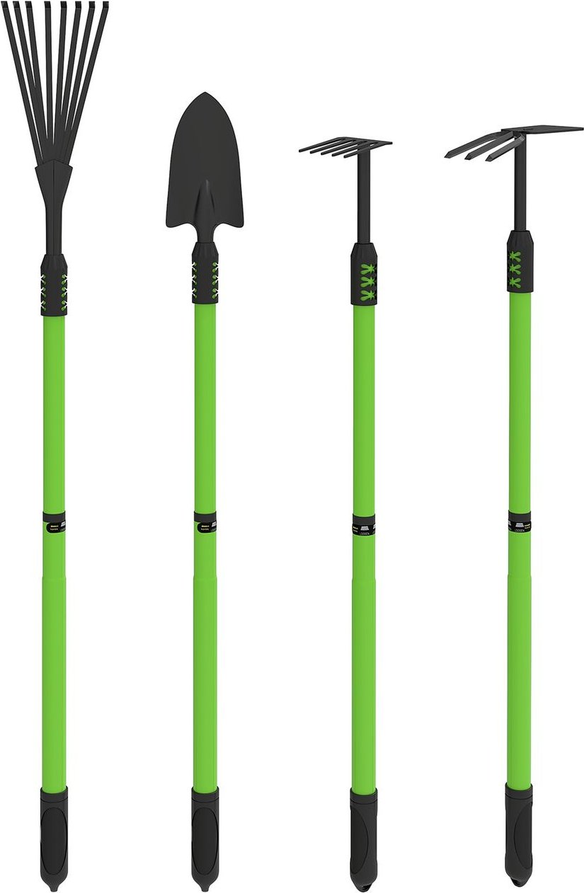 Thumbnail - Gartenwerkzeug-Set 4 Stück Gartengeräte-Set mit Schaufel Gartenhacke