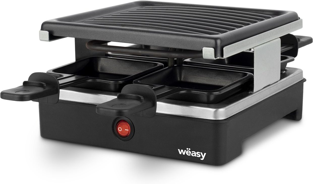 Raclette Gerät und Grill LUGA40 für 4 Personen