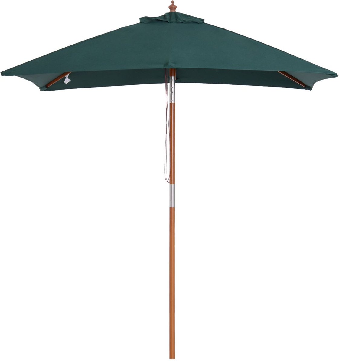 Sonnenschirm Knickbarer Gartenschirm einstellbar Grün 200 x 150 x 230 cm