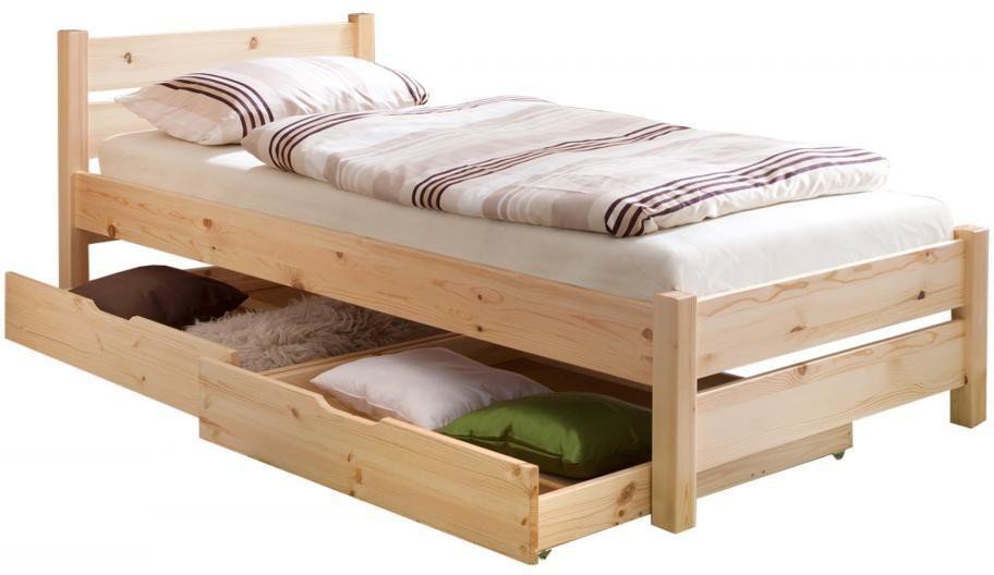 Einzelbett "Bora" 90x200 Natur
