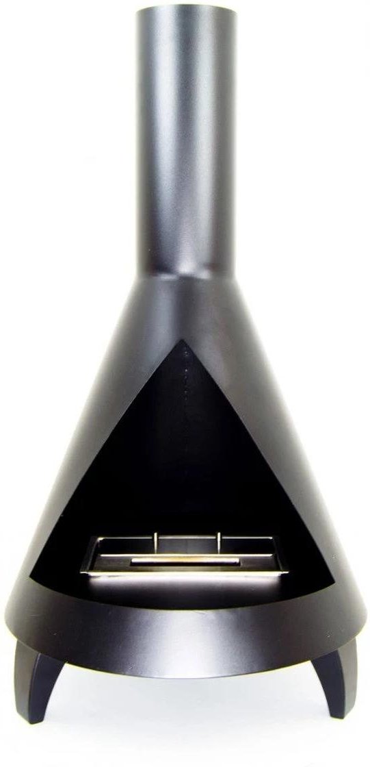 Salem Kamin, Ø44xH80 cm, rustikal, Holzofen-Optik, 1,9 kW, für gemütliche Atmosphäre