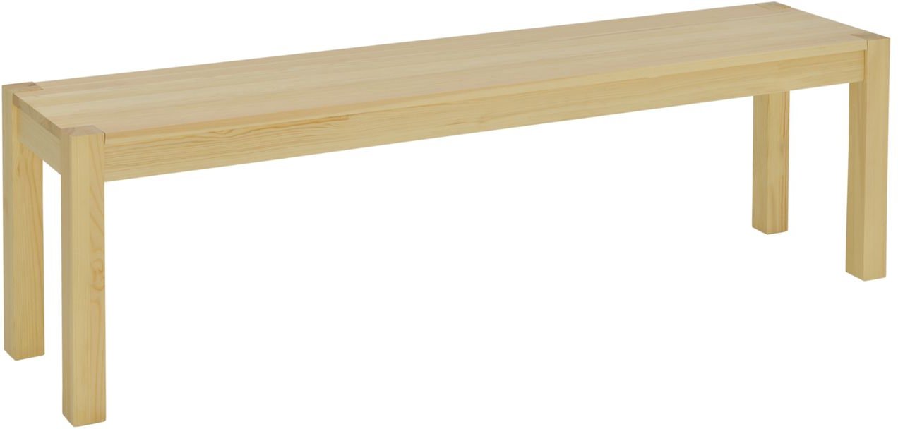 Sitzbank 3-Sitzer Holzbank Essbank im Landhaus-Stil, Küchenbank für Küche