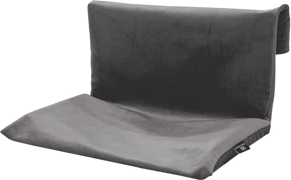 Heizkörperliege Samt grau