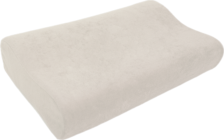 Halbrollenkissen oder Nackenstützkissen