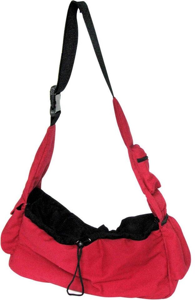 tier-Tragetasche rot/schwarz