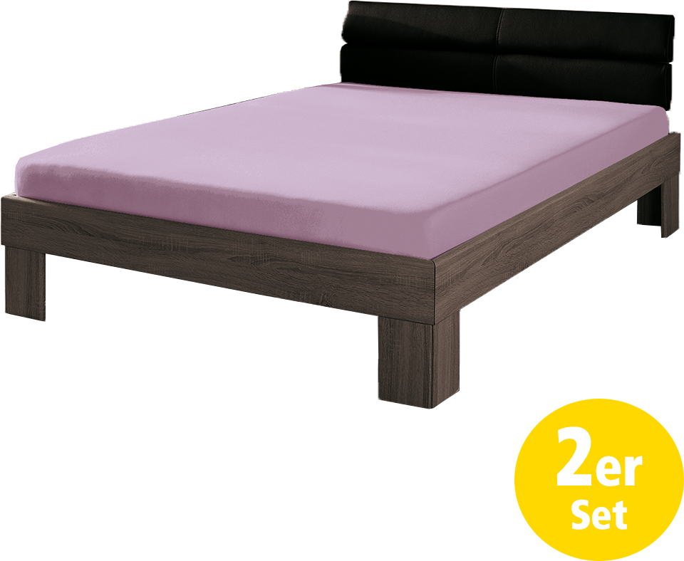 Thumbnail - Jersey-Spannbetttuch 2er-Pack