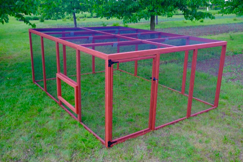 Hühnerauslauf XL EZ Chicken Home 12,24 m² Hergestellt in EU