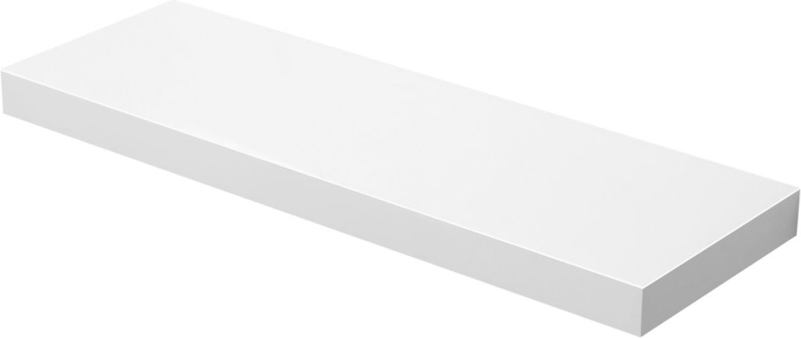 Wandregal, weiß, 60 x 20 x 3,8 cm