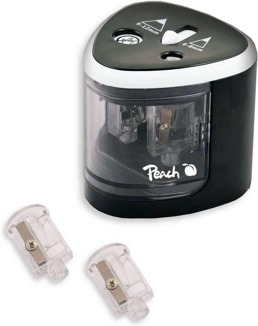 Dopplespitzer, elektrisch, schwarz