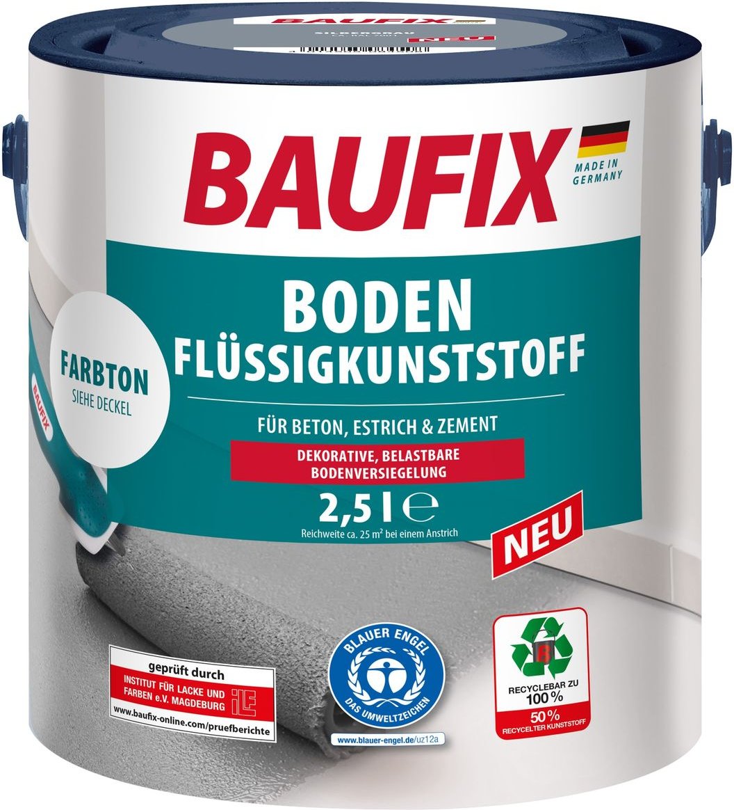 Boden-Flüssigkunststoff, ca. 2,5 l, Silbergrau