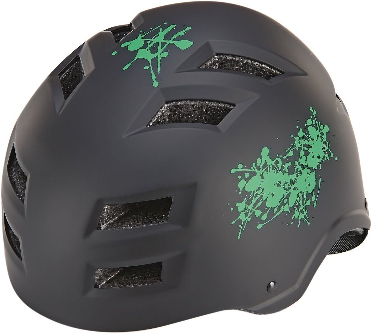 Prophete Fahrradhelm, ABS-Hartschale, mit LED-Licht, Größe: 55-58 cm, Farbe: schwarz