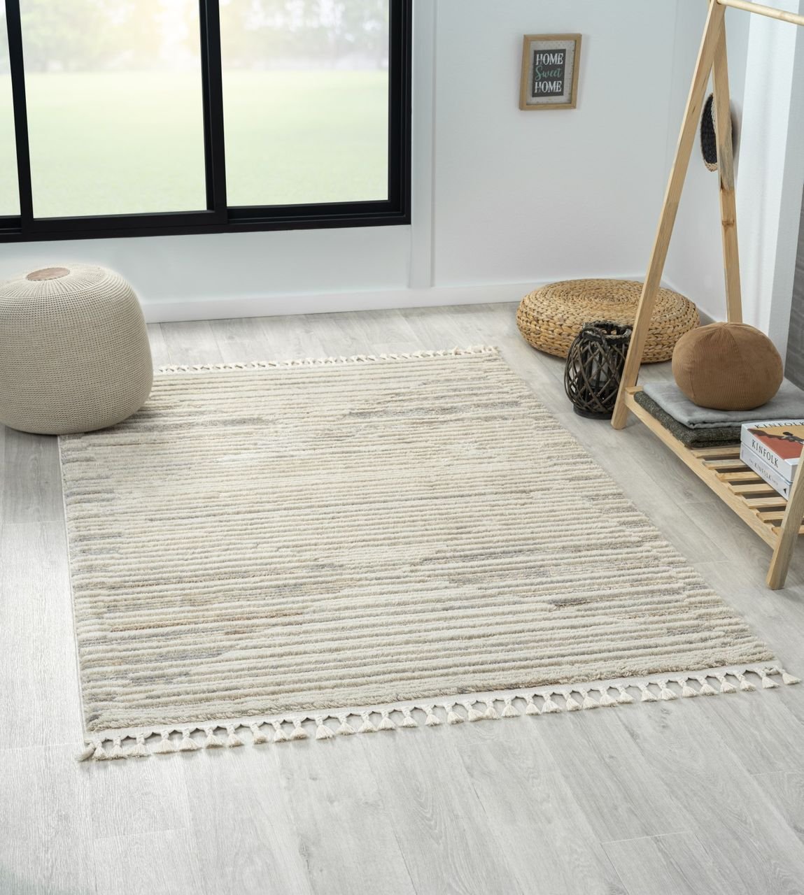 Teppich Mia, 140cm x 200cm, Farbe Grau, rechteckig, Florhöhe 15mm