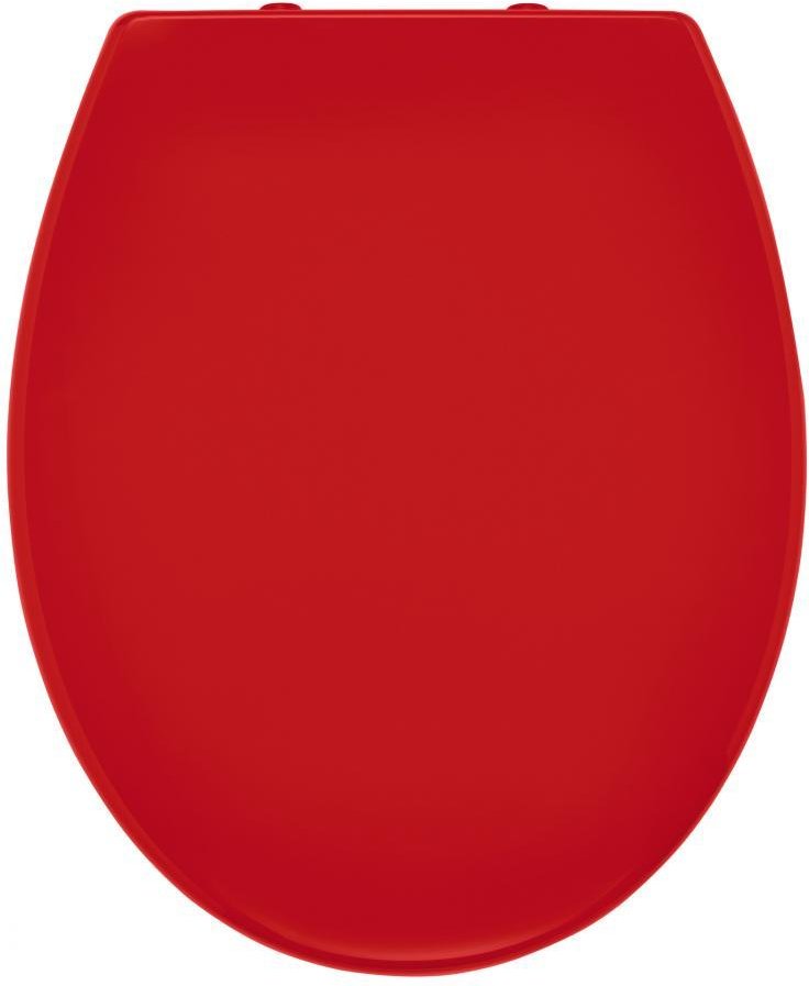 WC-Sitz Miami, rot, mit Soft-Close, Polypropylen