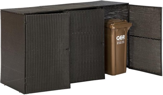 Mülltonnenabdeckung, klein, 3er