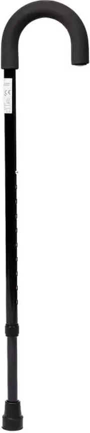 Alu Rundkopf Gehstock Orthopädischer Kunststoffgriff höhenverstellbar - AT51103