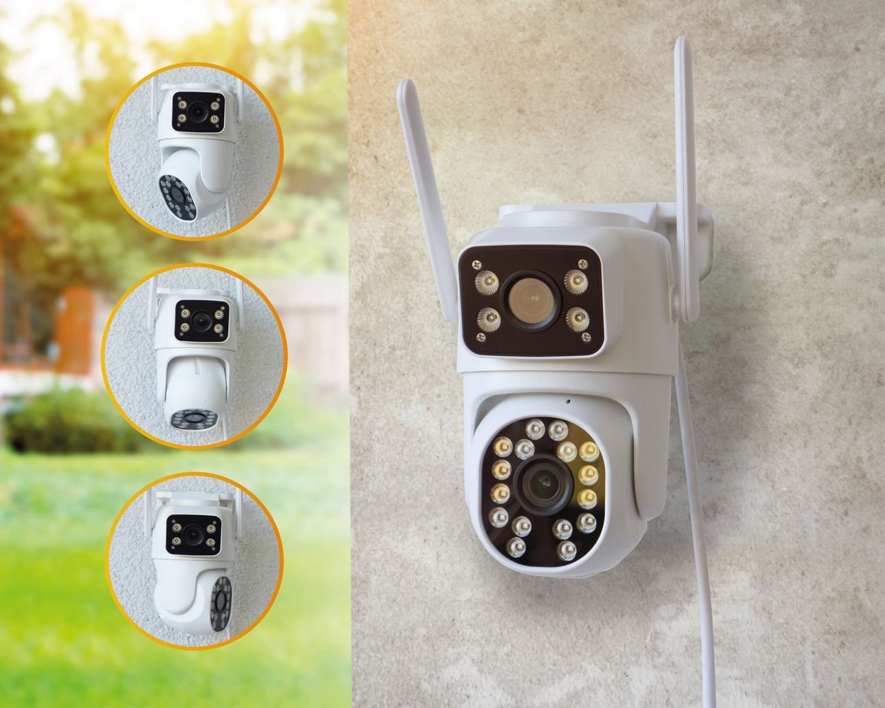 Dual Kamera Outdoor TX-328