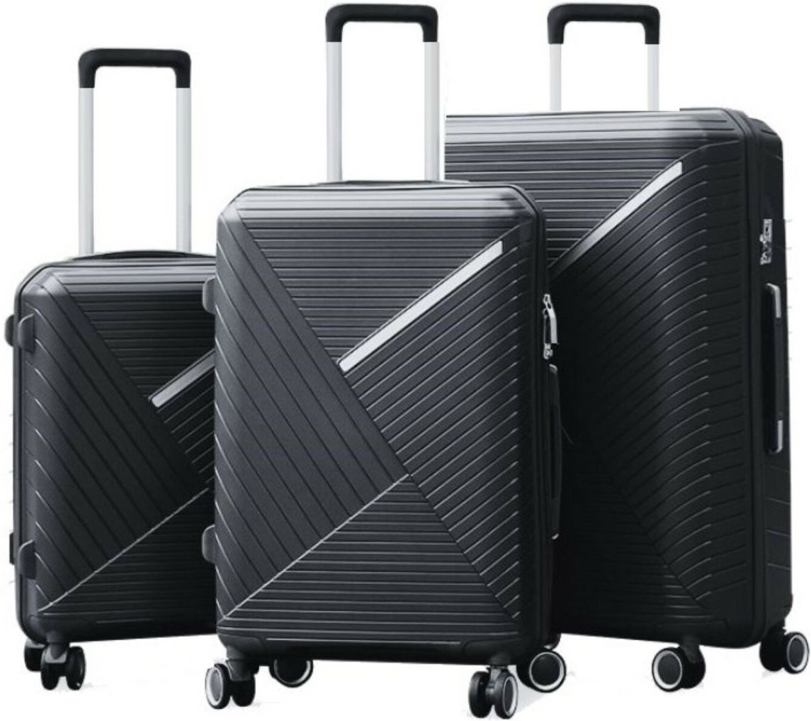 Reisekoffer Koffer 3 tlg Set Trolley Kofferset Handgepäck Polypropylen Gepäck