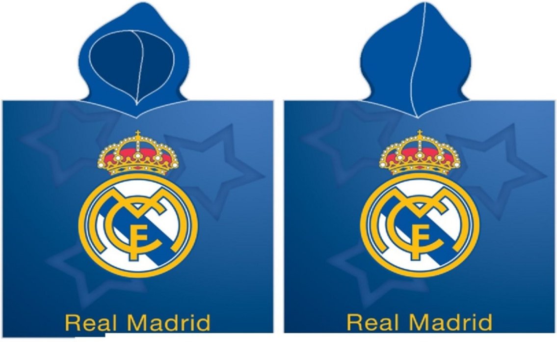 Real Madrid Kinderponcho – Mikrofaser 55x110 cm