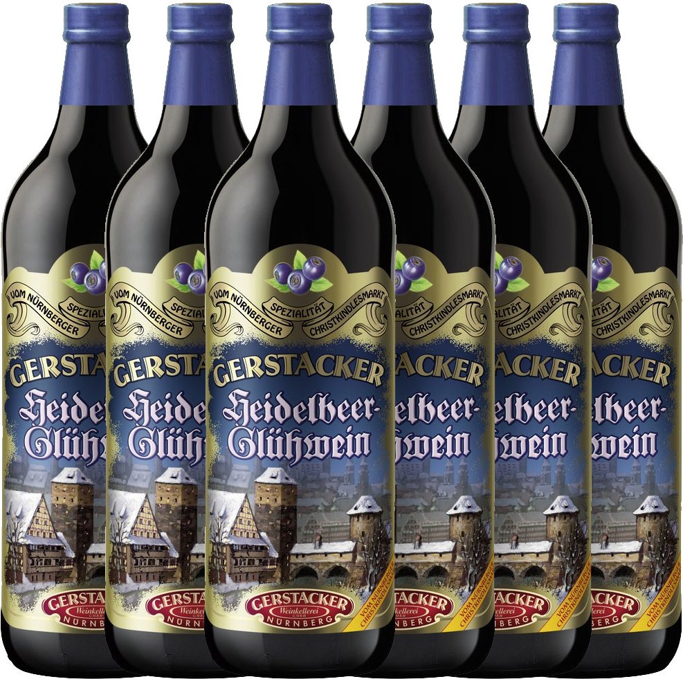 Heidelbeer-Glühwein 1l - 6er Karton