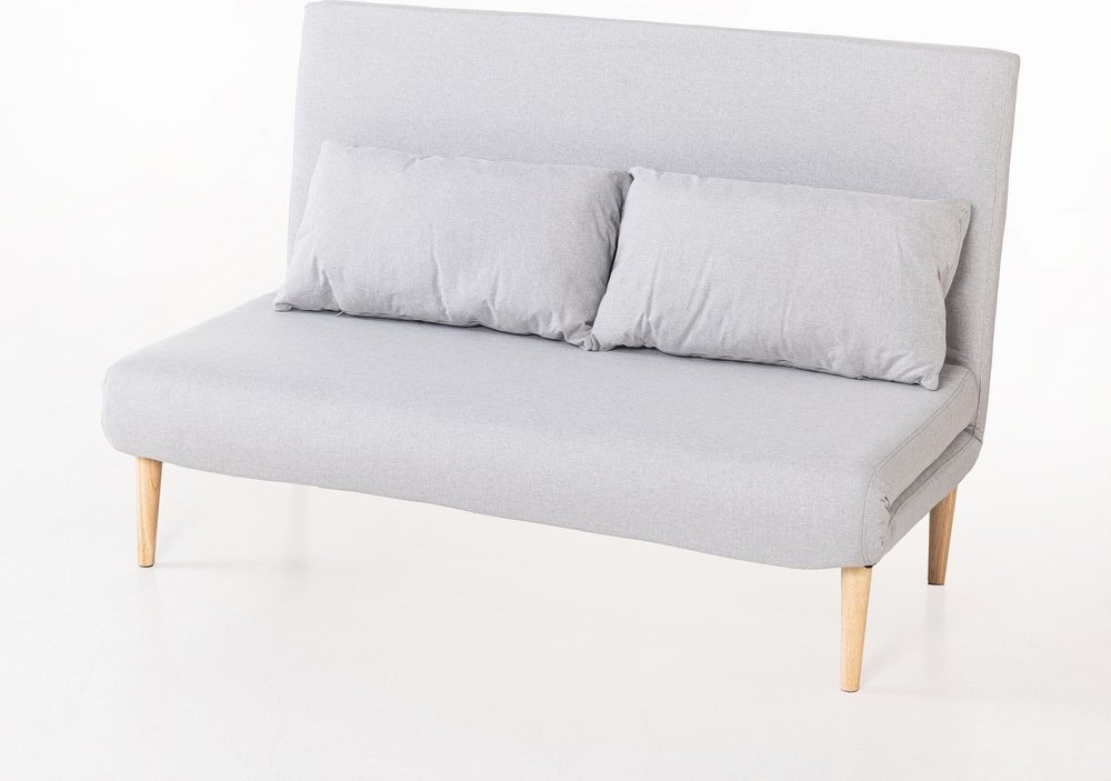 Schlafsessel inkl. Kissen, ca. 140 x 80 x 94 cm - Hellgrau