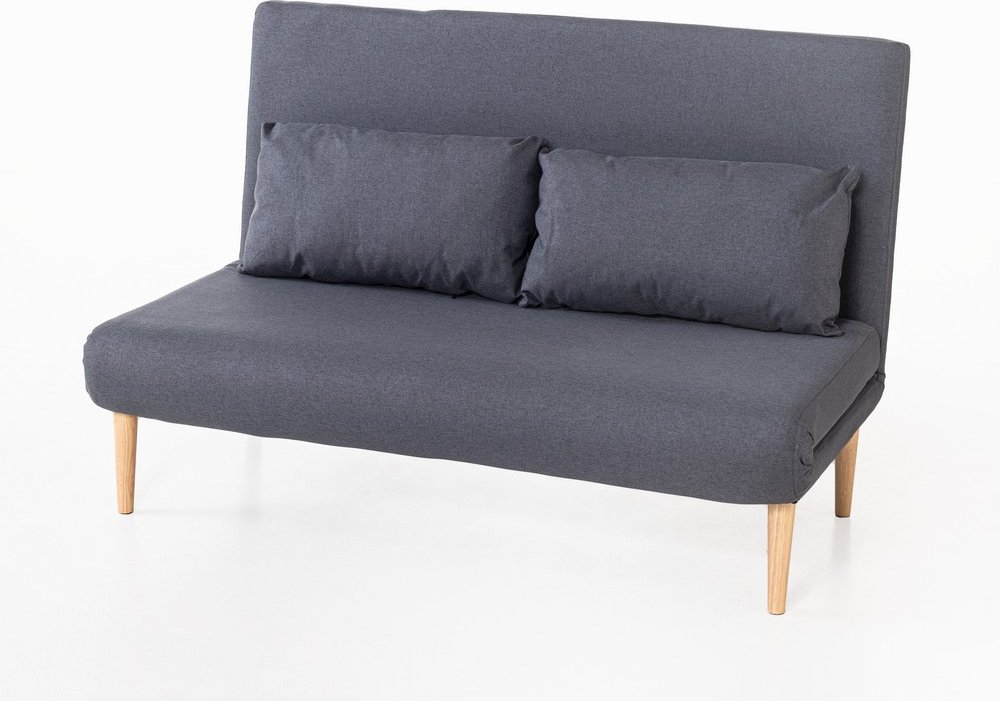 Schlafsessel inkl. Kissen, ca. 140 x 80 x 94 cm - Dunkelgrau