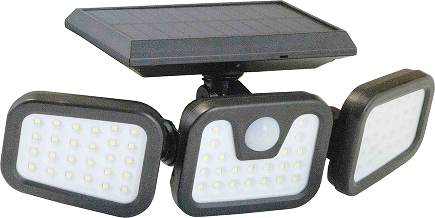 LED Solar-Wandlicht mit Bewegungssensor - Grau - 700 Lumen