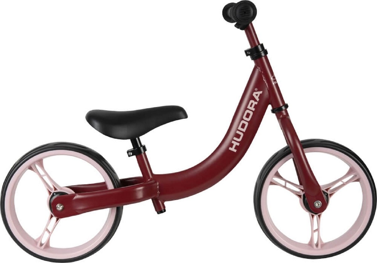 HUDORA Laufrad Classic – Kinderlaufrad 12 Zoll/Bordeaux