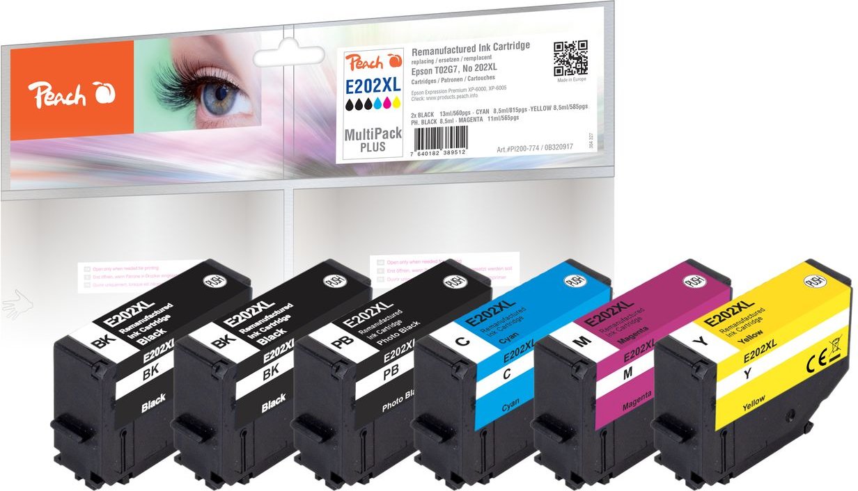 Spar Pack Plus Tintenpatronen ersetzt Epson No. 202XL