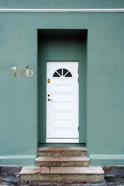 Edelstahl Hausnummer "7"