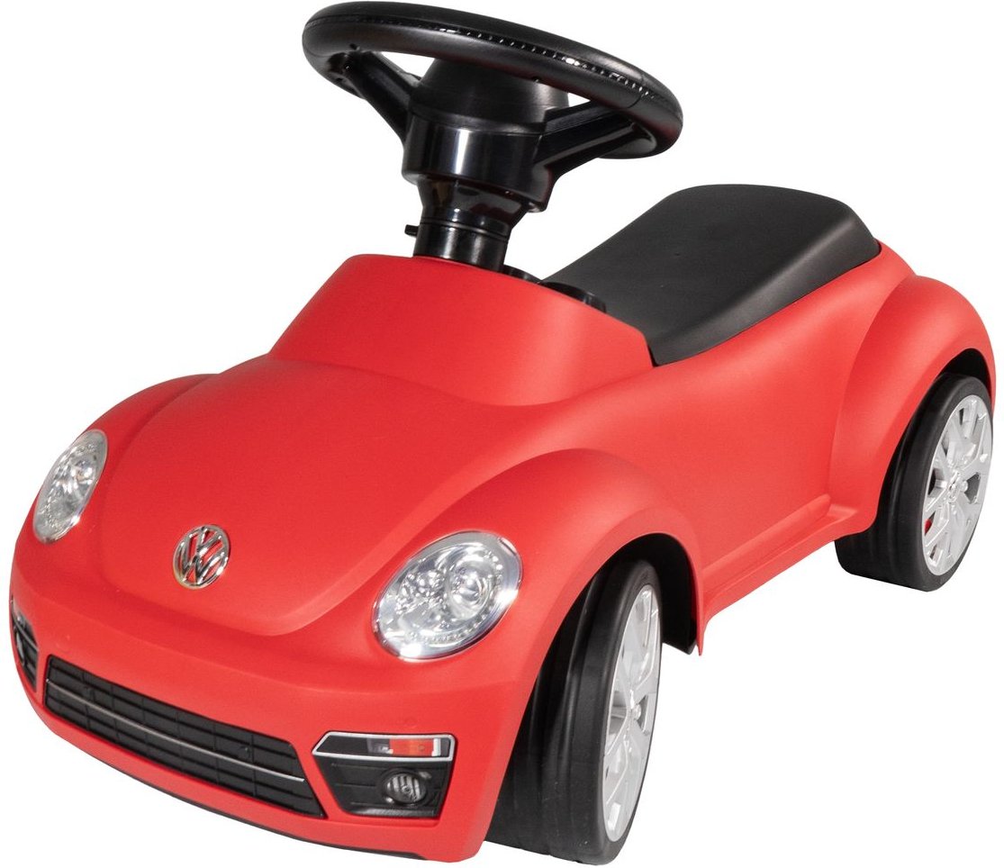 Thumbnail - VW Beetle Rutschfahrzeug rot mit Hupe, VW lizenziertes Kinderfahrzeug ab 1 Jahr