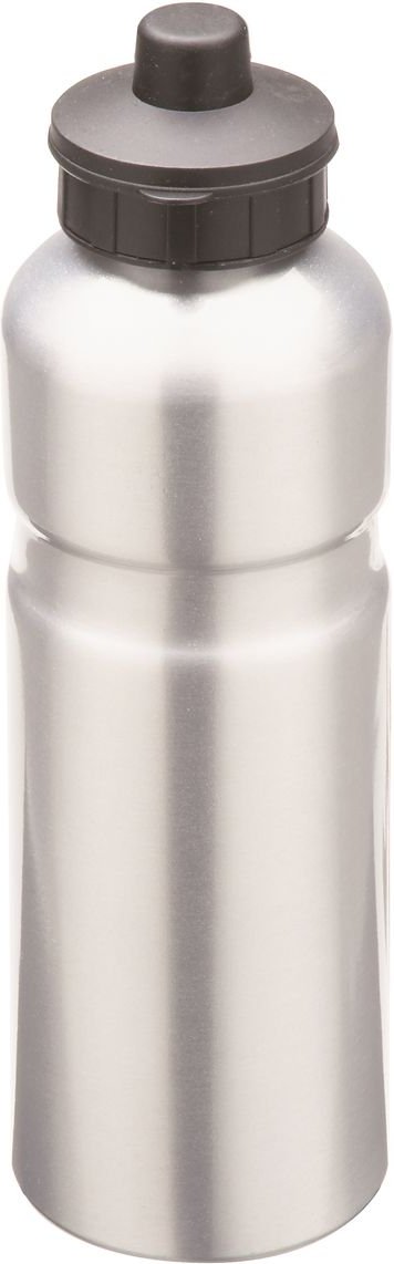 Thumbnail - Alu-Trinkflasche, Füllmenge: 750 ml, lebensmittelecht, farblich sortiert (schwarz und grau)