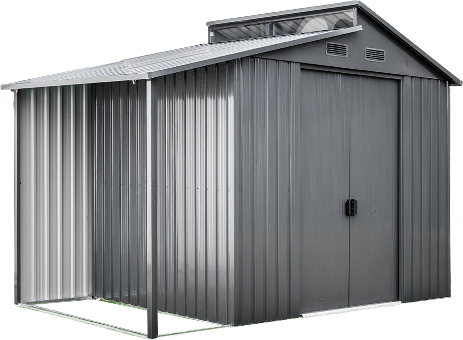 Skylight-Metall-schuppen, ca. 173 x 300 x 222 cm