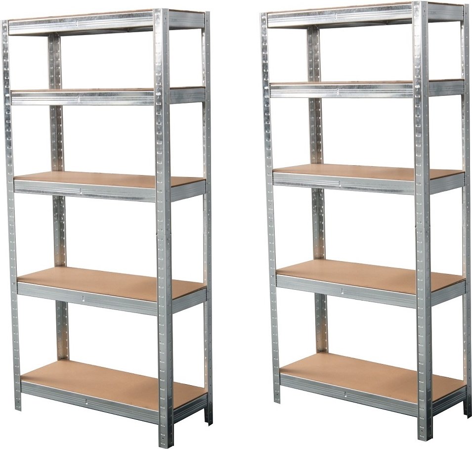 Schwerlastregal Lagerregal Werkstattregal 75cm Kellerregal Regal 2x