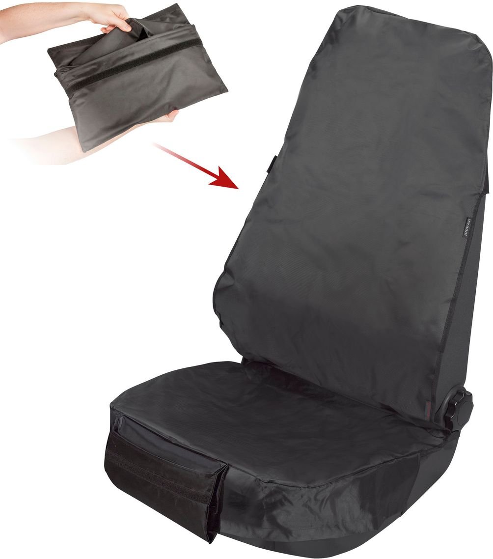 Autositzbezug Dirty Harry dunkelgrau