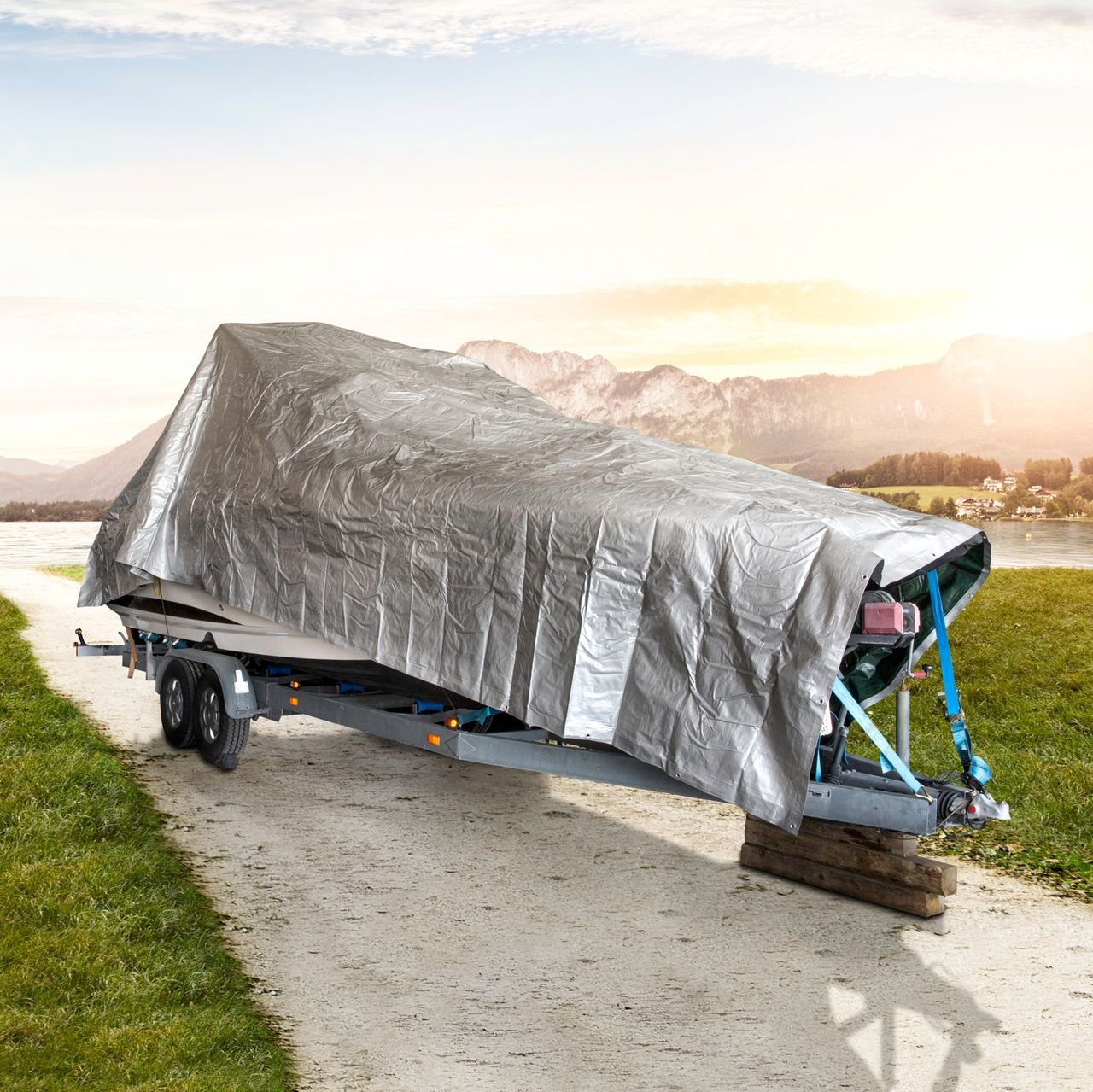 Thumbnail - Schutz-Plane GEOTEX 6x8m, 180g/m2