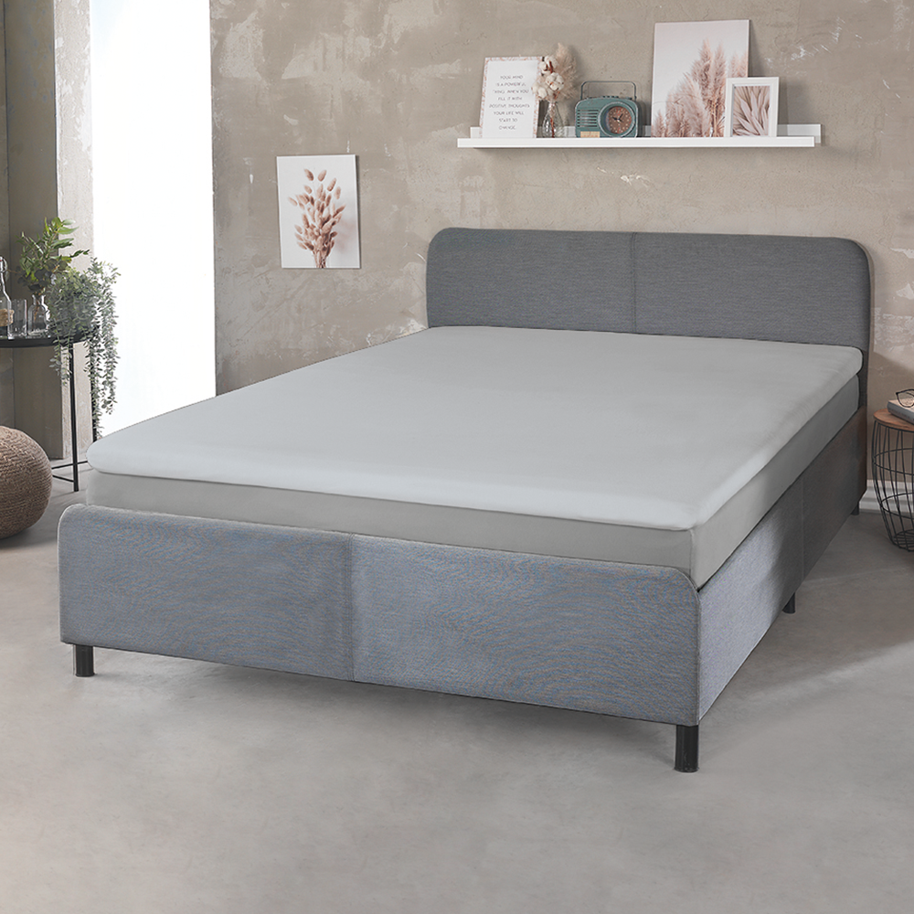 Jersey-Boxspringbett- oder Jersey-Topper-Spannbetttuch