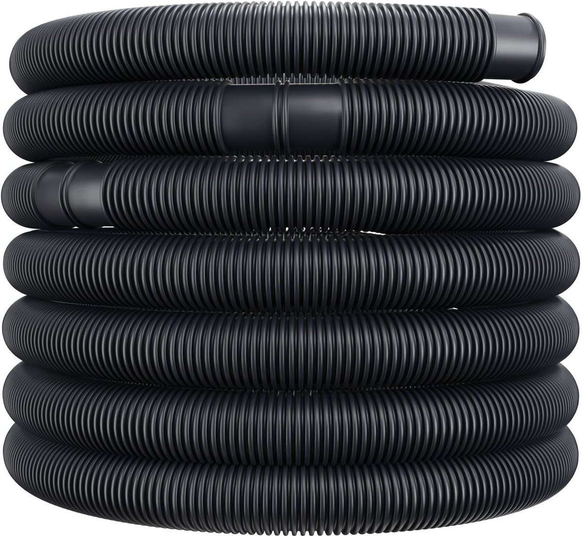 monzana Poolschlauch Schwarz Ø38mm x 10m