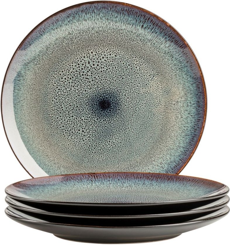 Serie Teona, Speiseteller-Set für 4 Personen