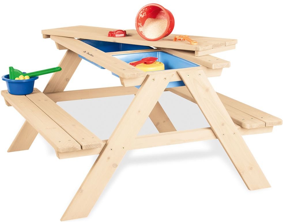 Thumbnail - Pinolino Kindersitzgarnitur Matsch-Nicki für 4 natur