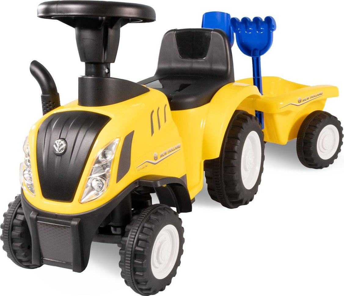 Thumbnail - Rutschauto Traktor New Holland mit Anhänger, blau