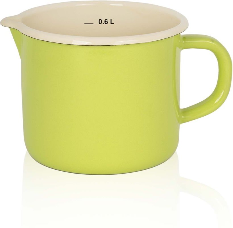 Emaillierter Milchtopf Juist, 10 cm