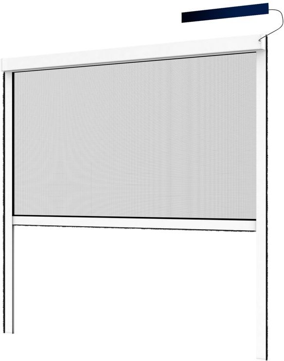 Hecht Elektrischer Insektenschutzrollo, 110x220 cm, weiß