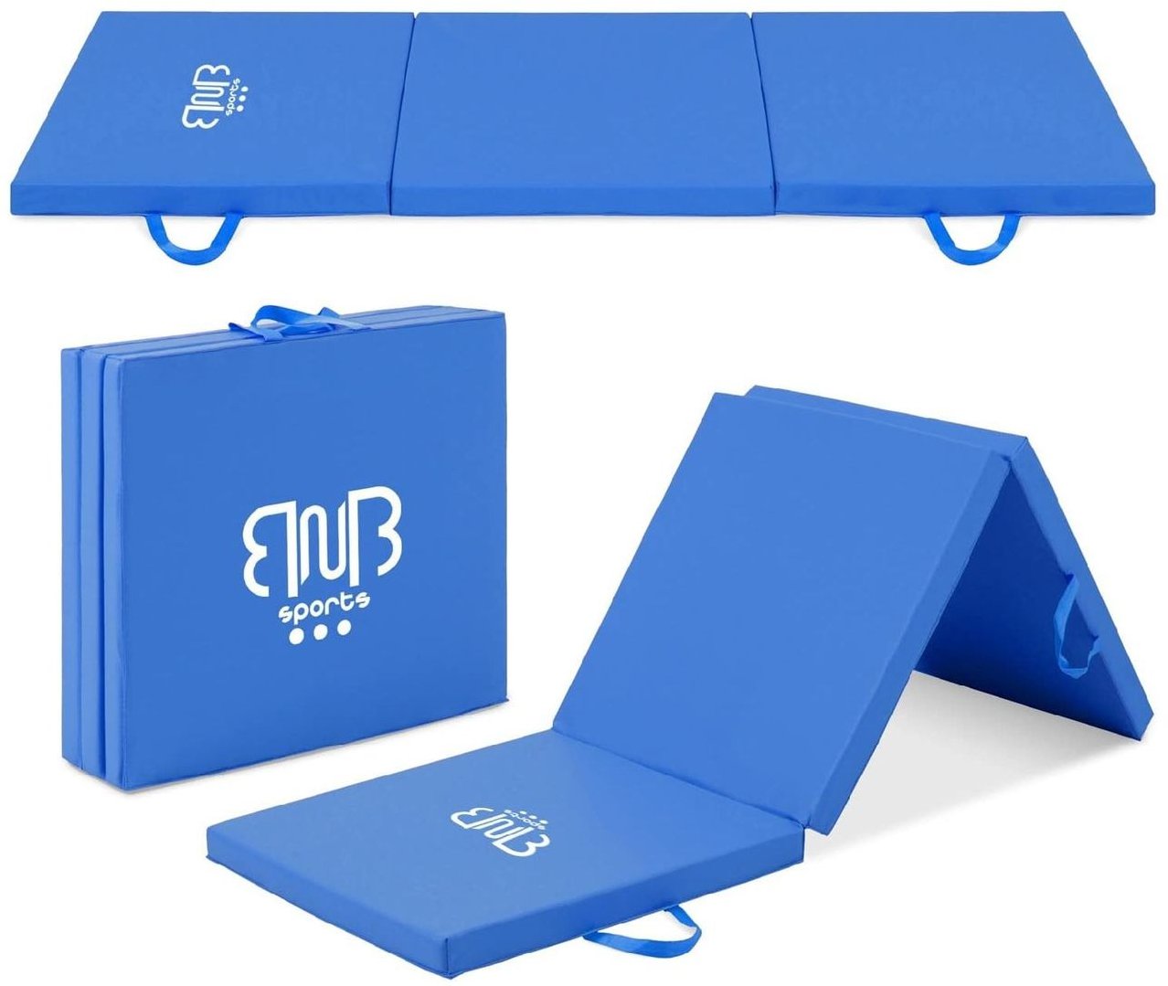 Premium Tri-Folding Thick Gymnastic Mat & Home Sports, Yogamatte & Sportmatte