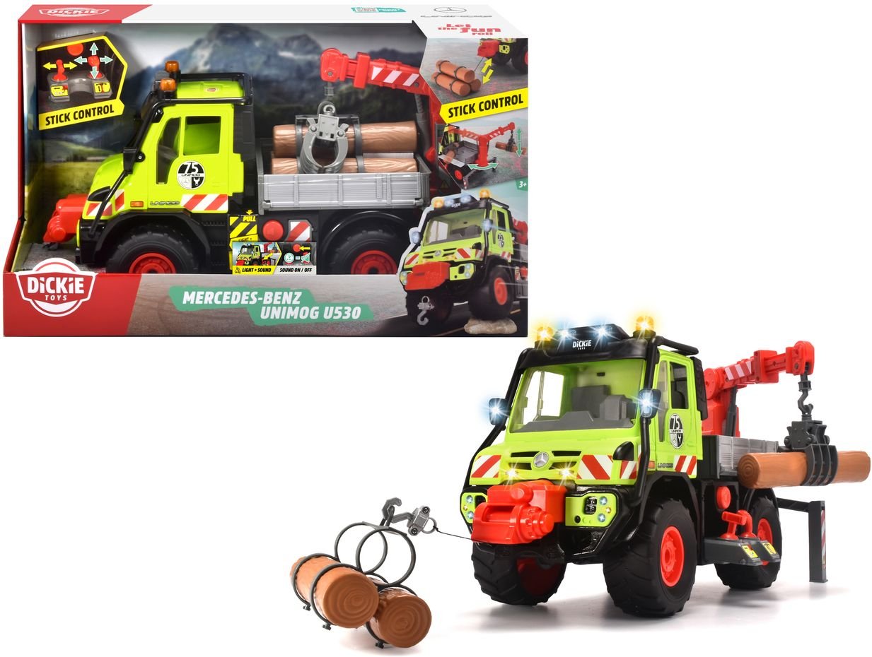 Spielzeug Holztransporter Unimog U530