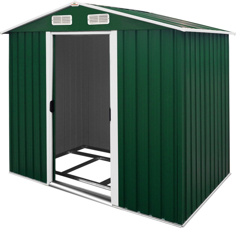 Gardebruk Geräteschuppen Grün Metall 196x132x188cm