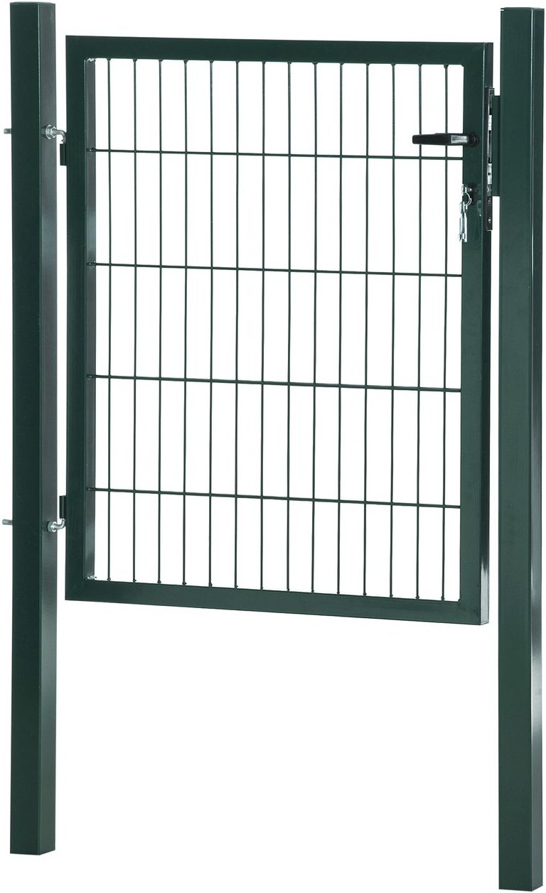 HOMCOM Gartentor Gartentür Schloss und Schlüsseln 97 x 150 cm Grün