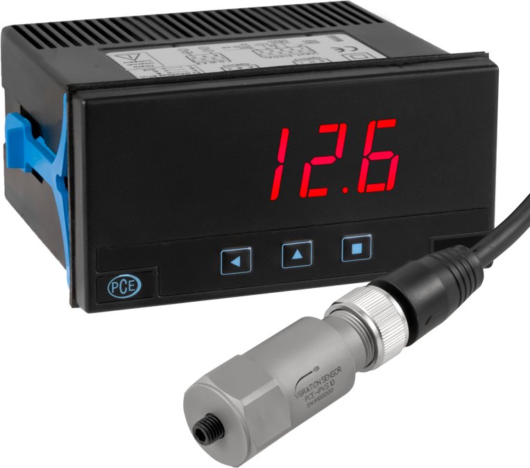 Thumbnail - Piezoelektrischer Vibrationssensor PCE-PVS 10 inklusive Einbau-Anzeige PCE-DPD-U