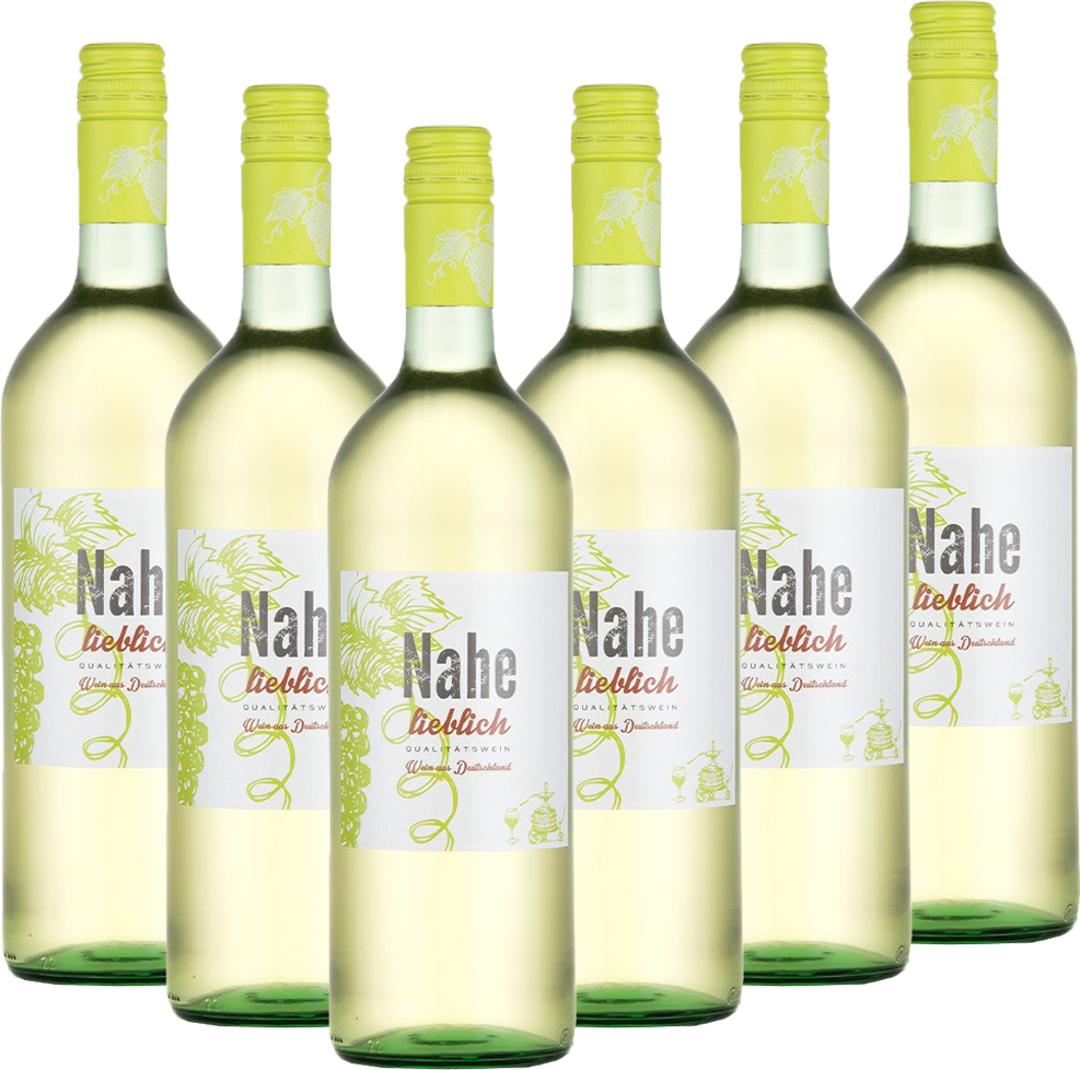 Nahe Qualitätswein QbA, lieblich - 6er Karton