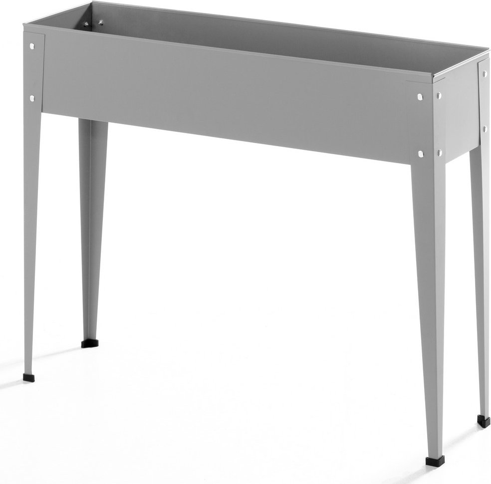 Metall-Hochbeet, ca. 100 x 40 x 80 cm - Grau
