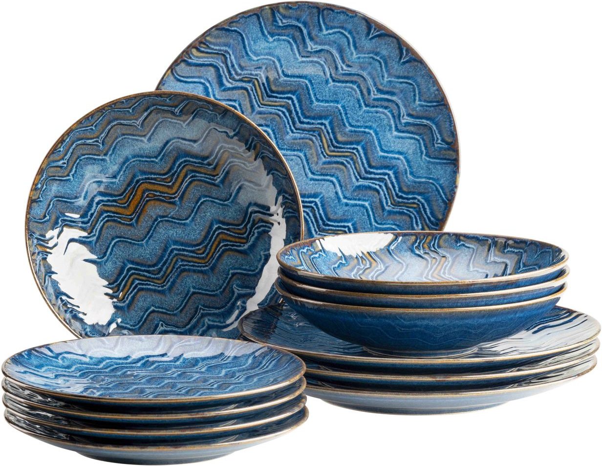 Serie Aquamarine, Tafelservice 12 teilig für 4 Personen